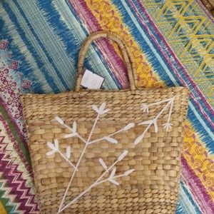 Brand new rattan tote